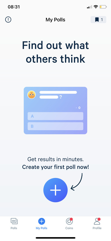 Appinio Create poll screenshot