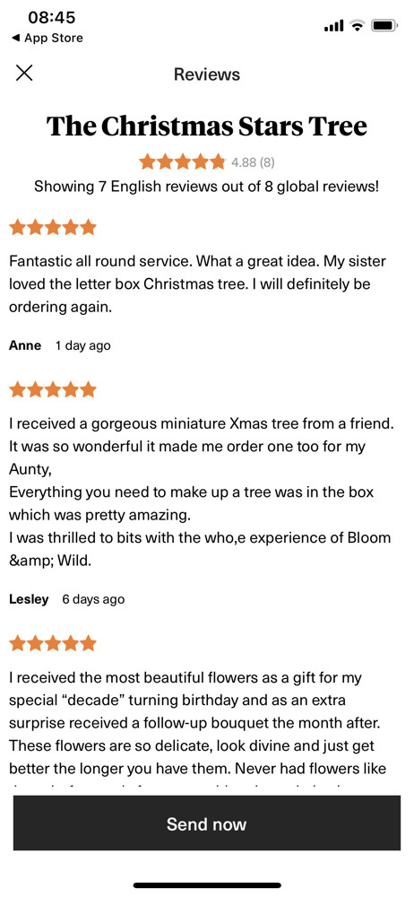 Bloom & Wild Reviews screenshot