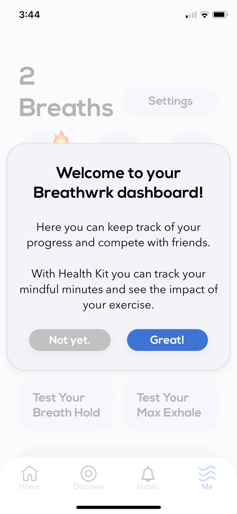Breathwrk Guide modal screenshot