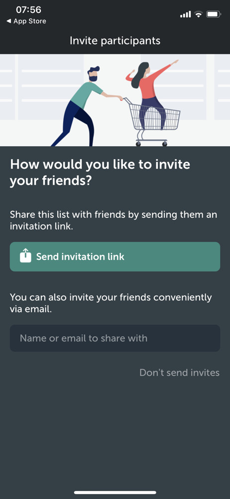 Bring Invite people screenshot