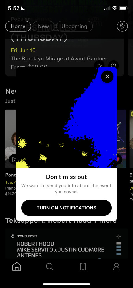 DICE Enable notifications screenshot