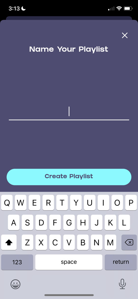 Discz Create playlist screenshot