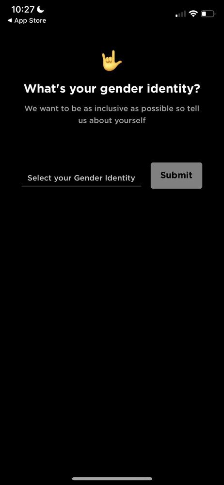 Dusk Select gender screenshot