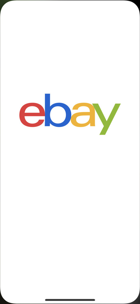 eBay Splash screen screenshot