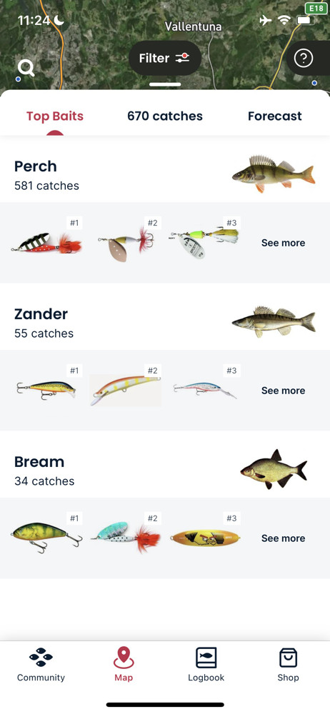 Fishbrain Leaderboard screenshot
