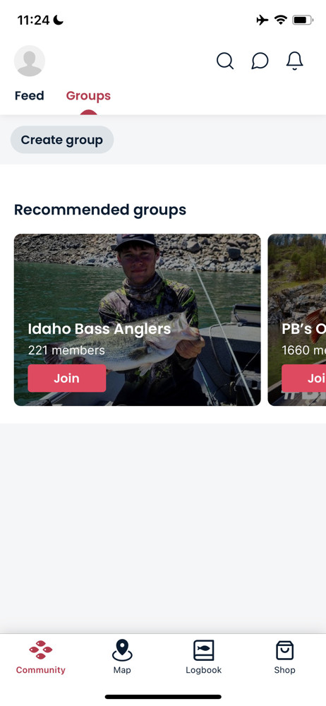 Fishbrain Groups screenshot