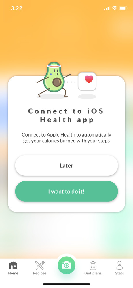 Foodvisor Connect Apple Health screenshot