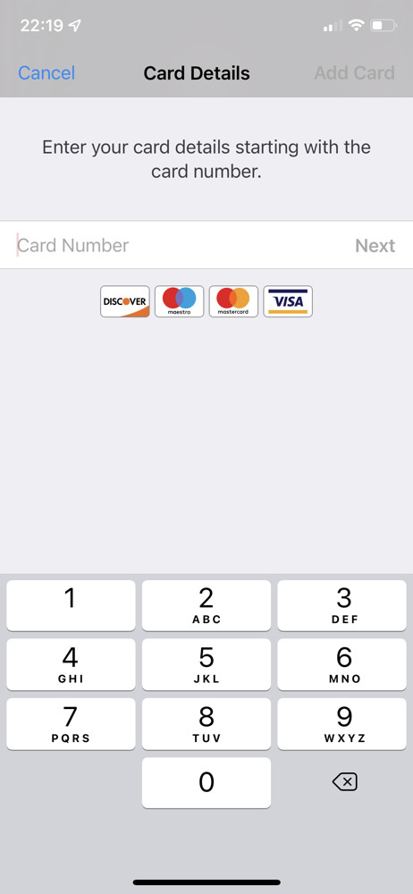 Gumtree Add payment method screenshot