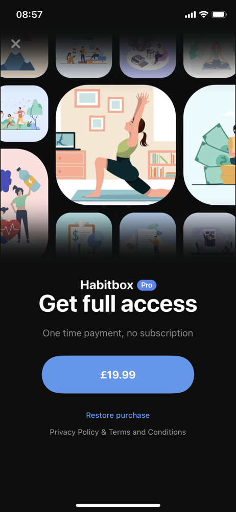 HabitBox Upgrade screenshot