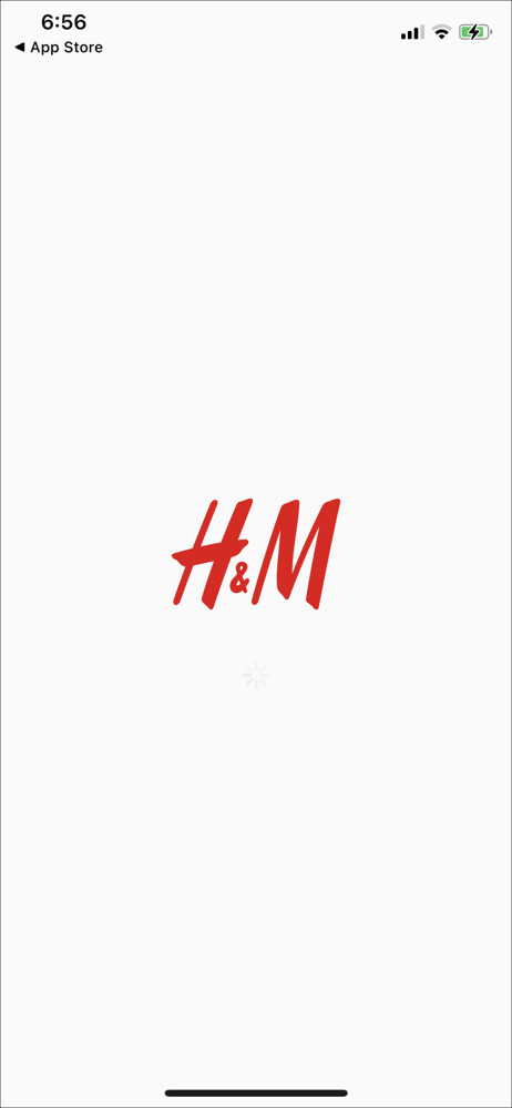 H&M Splash screen screenshot