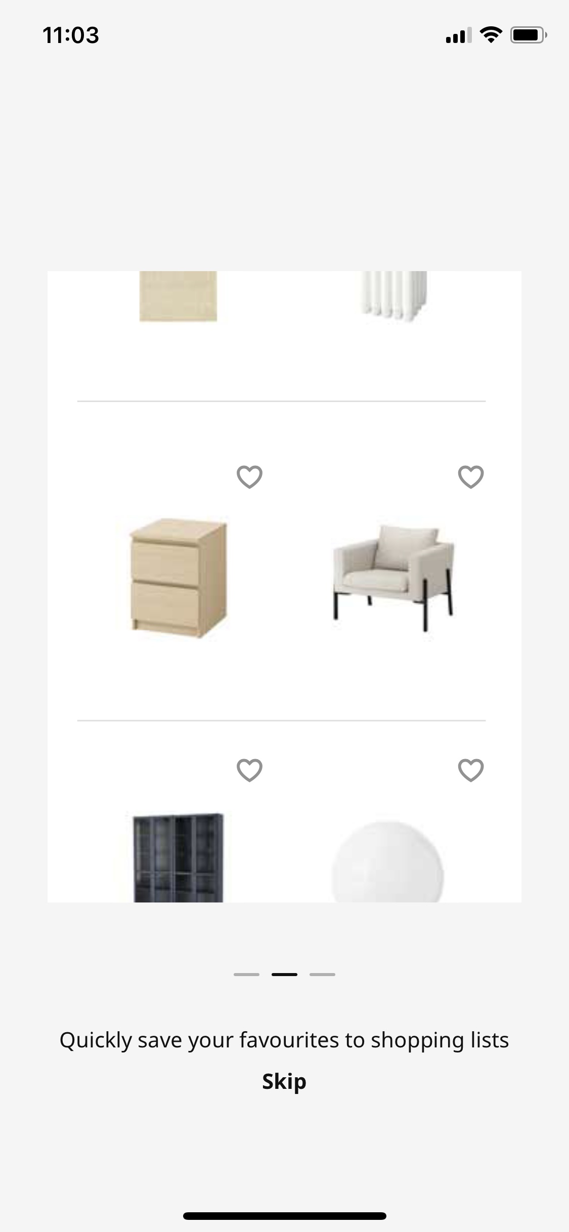 Screenshot of IKEA - Welcome slides