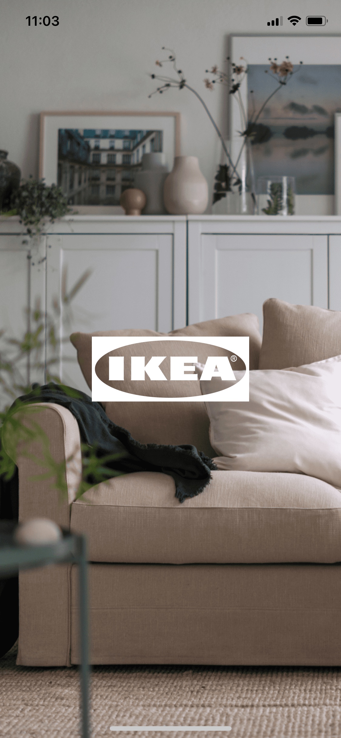 Screenshot of IKEA - Splash screen