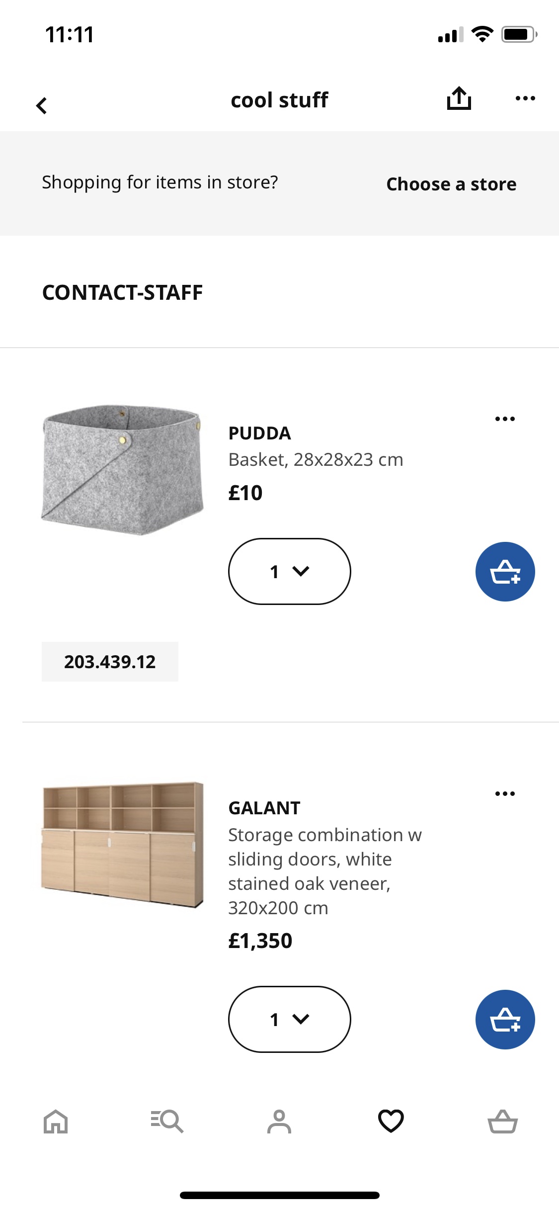 Screenshot of IKEA - Collection