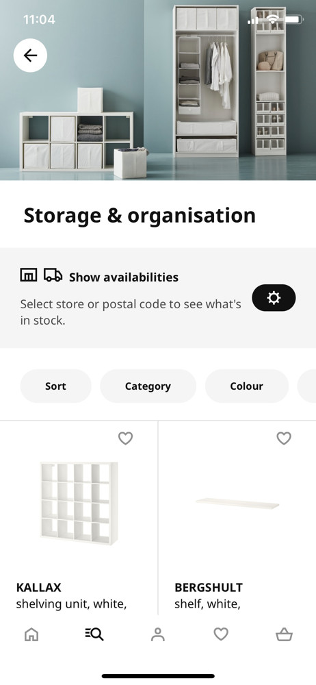 IKEA Category screenshot