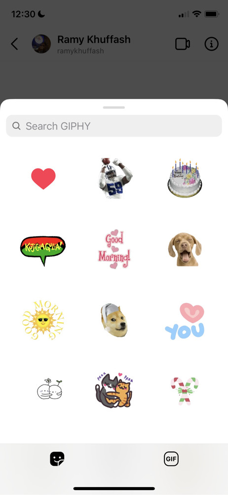 Instagram Stickers screenshot