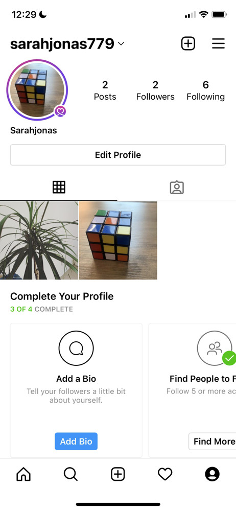 Instagram Profile screenshot