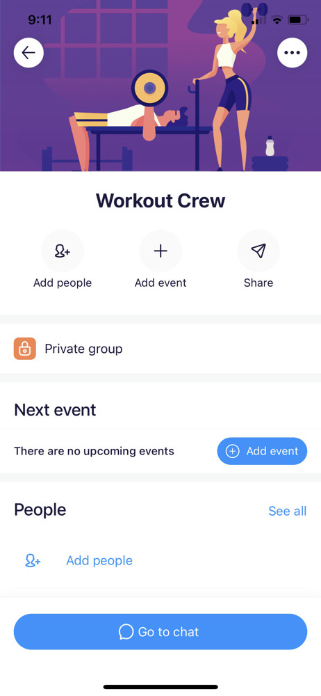 IRL Group details screenshot