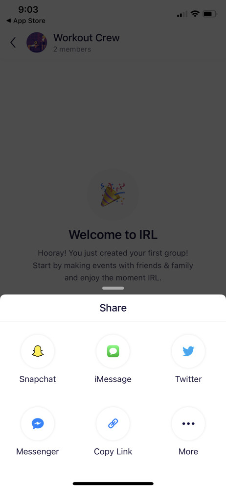 IRL Share screenshot