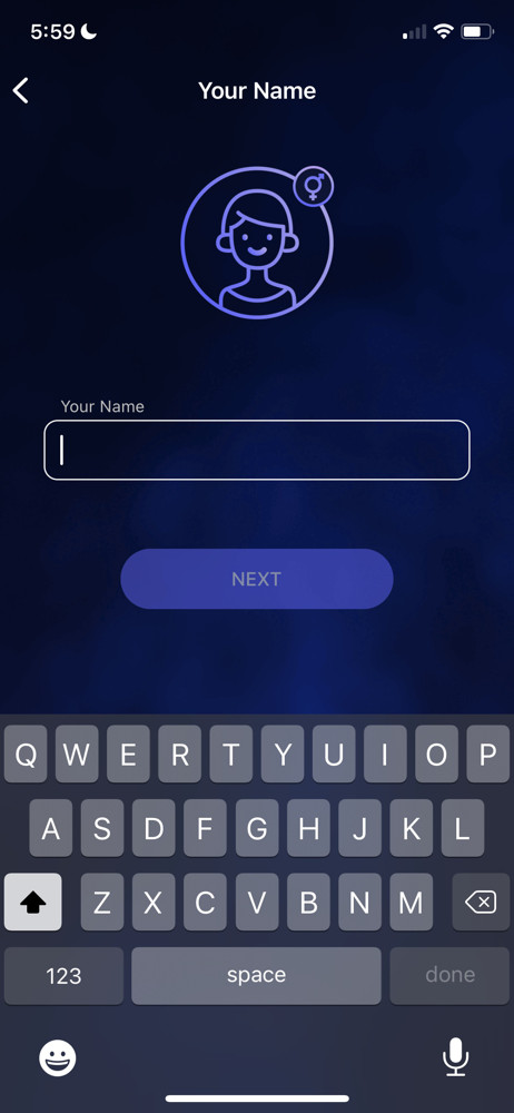 Nebula Enter name screenshot