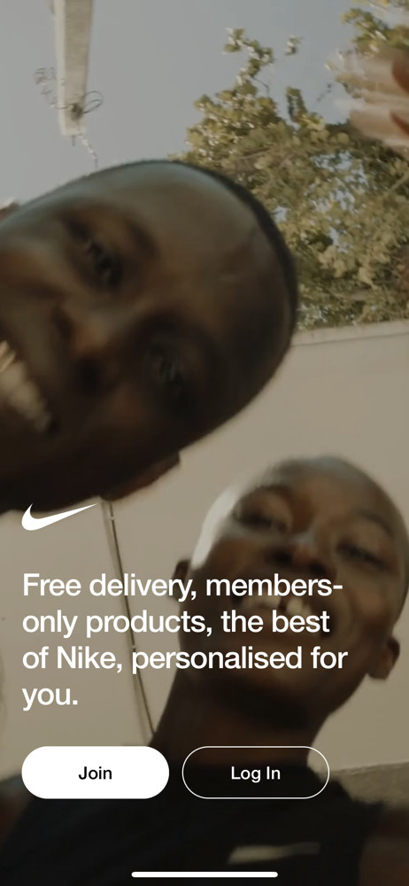 Nike Start screen screenshot