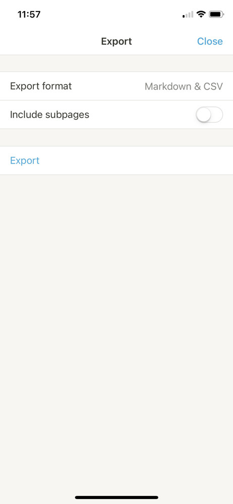 Notion Export screenshot