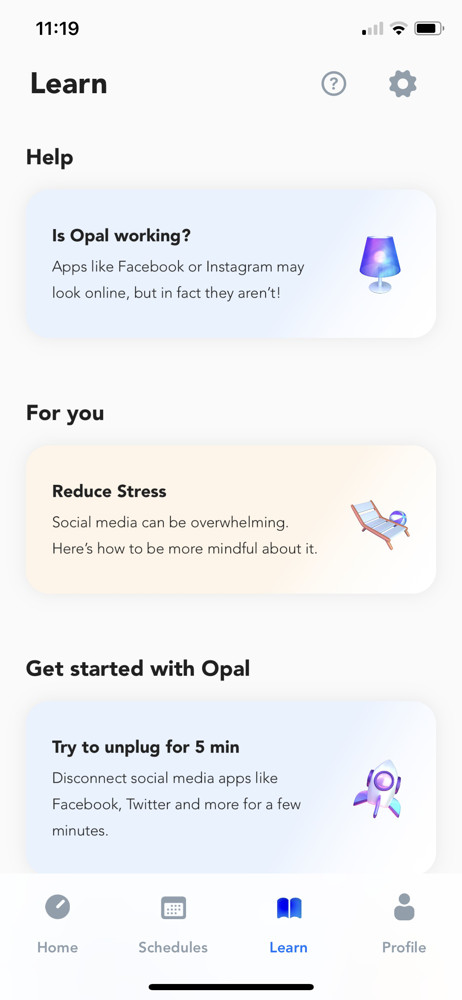 Opal Learning screenshot