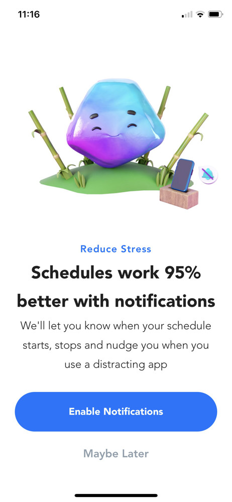 Opal Enable notifications screenshot