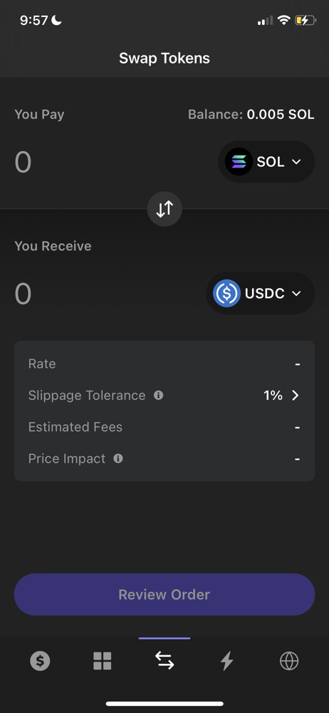Phantom Currency converter screenshot