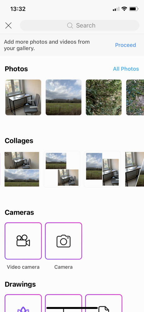 PicsArt Select design type screenshot