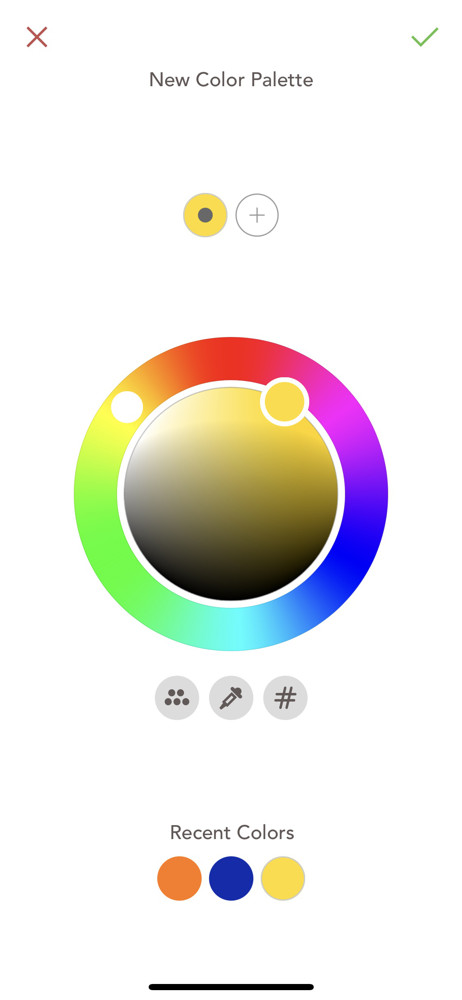 Pigment Set color screenshot