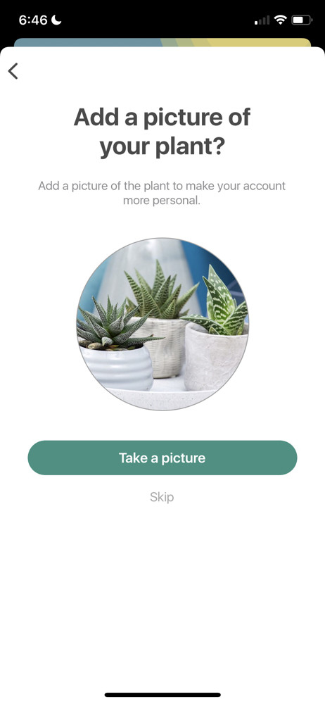 Planta Add photo screenshot