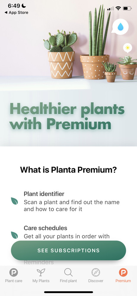 Planta Upgrade screenshot