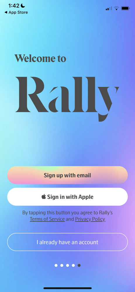 Rally Start screen screenshot