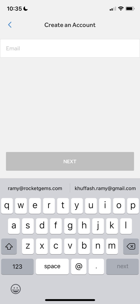 Rosetta Stone Enter email screenshot