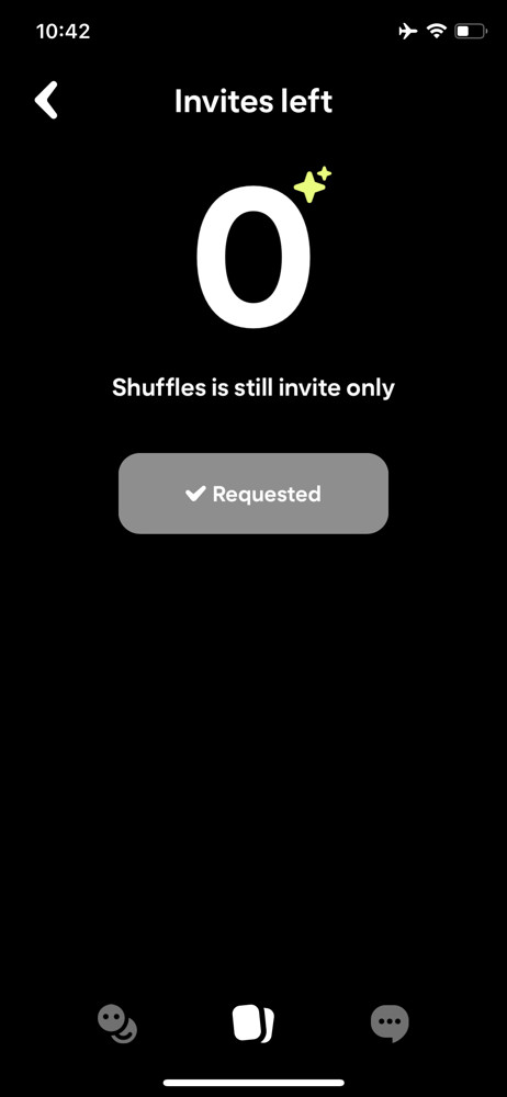 Shuffles Invites screenshot