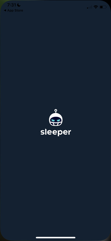 Sleeper Splash screen screenshot