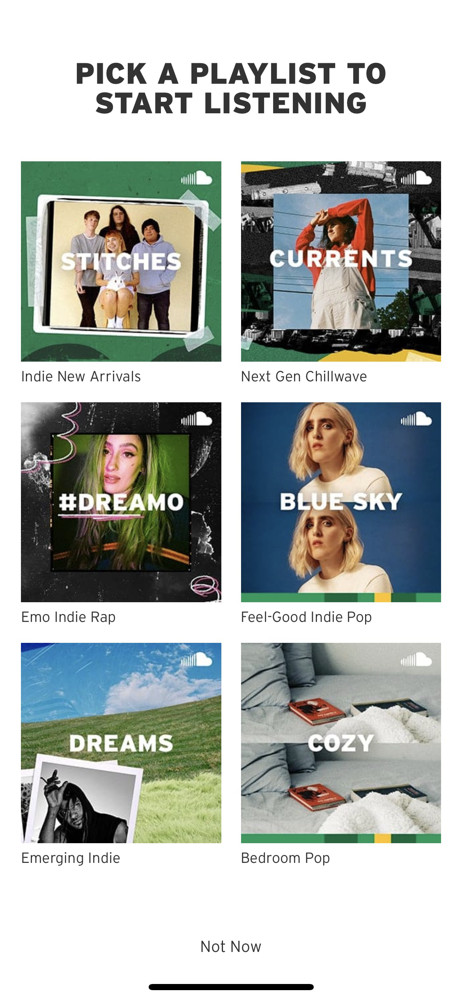 SoundCloud Playlists screenshot