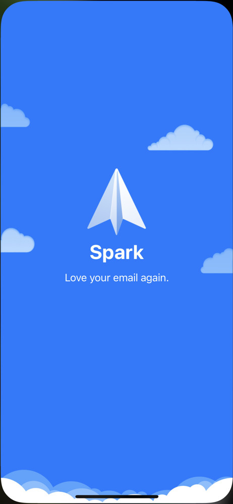 Spark Splash screen screenshot