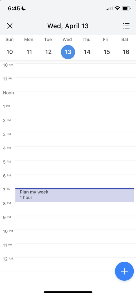 Spark Calendar screenshot