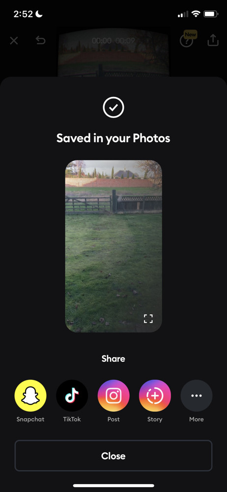 Splice Saved screenshot