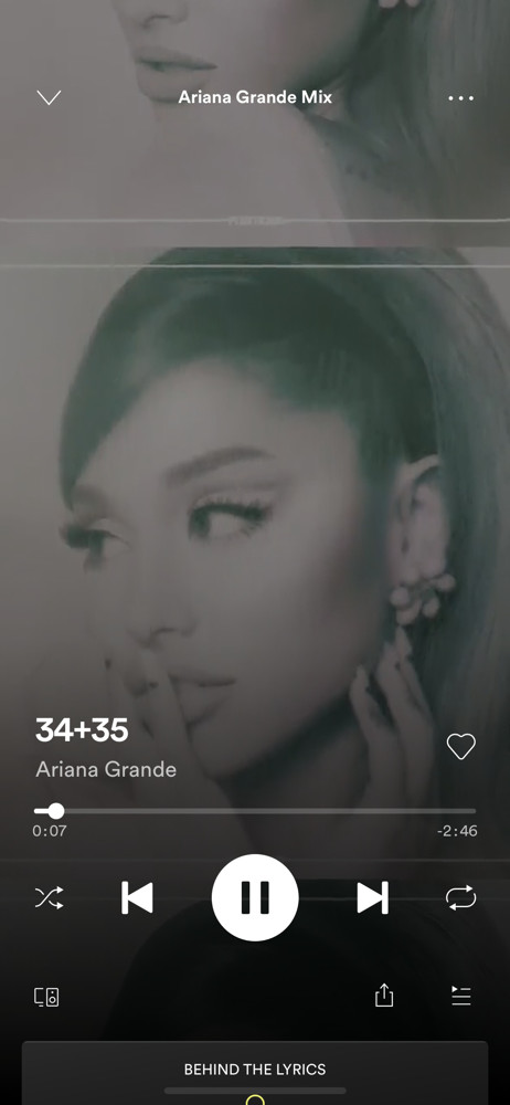 Spotify Listening screenshot