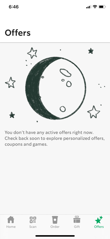 Starbucks Offers screenshot