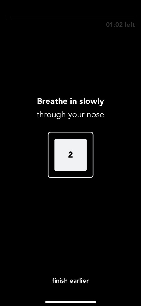 Stoic Breathing exercise screenshot