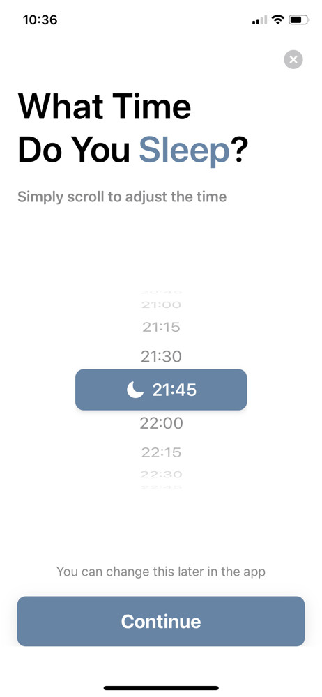 Structured Select time screenshot