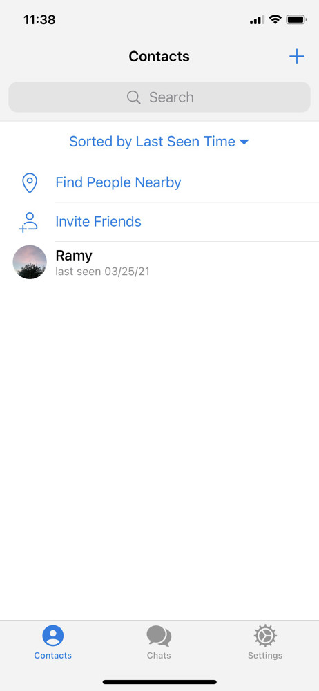 Telegram Contacts screenshot
