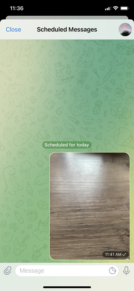 Telegram Scheduled screenshot