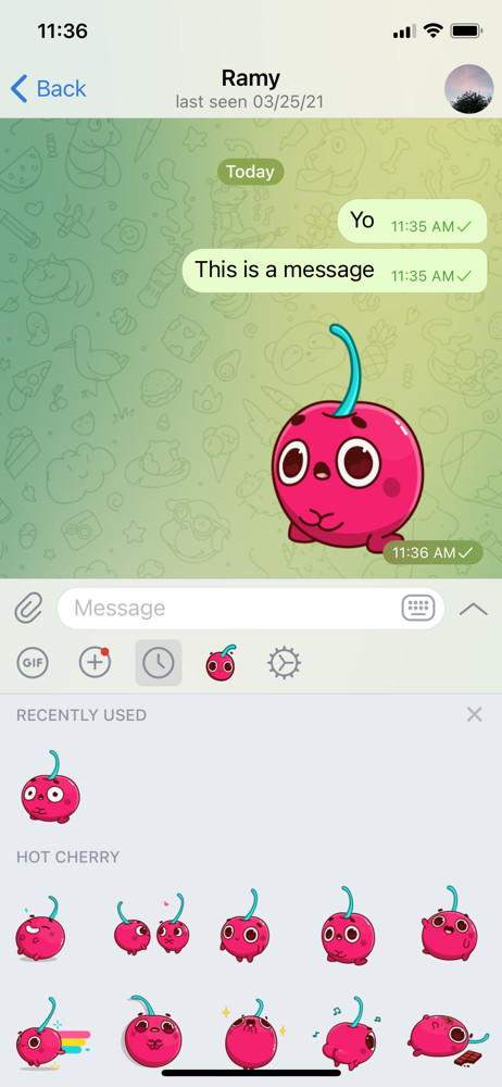 Telegram Stickers screenshot