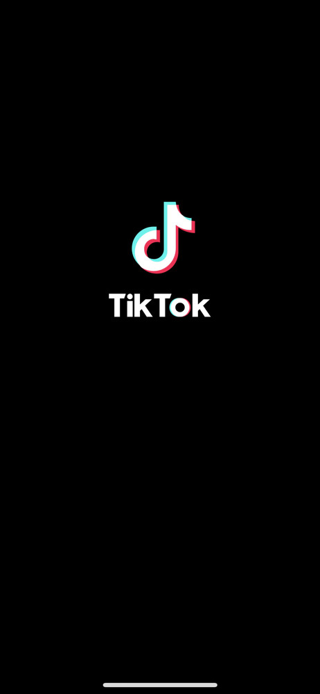 TikTok Splash screen screenshot