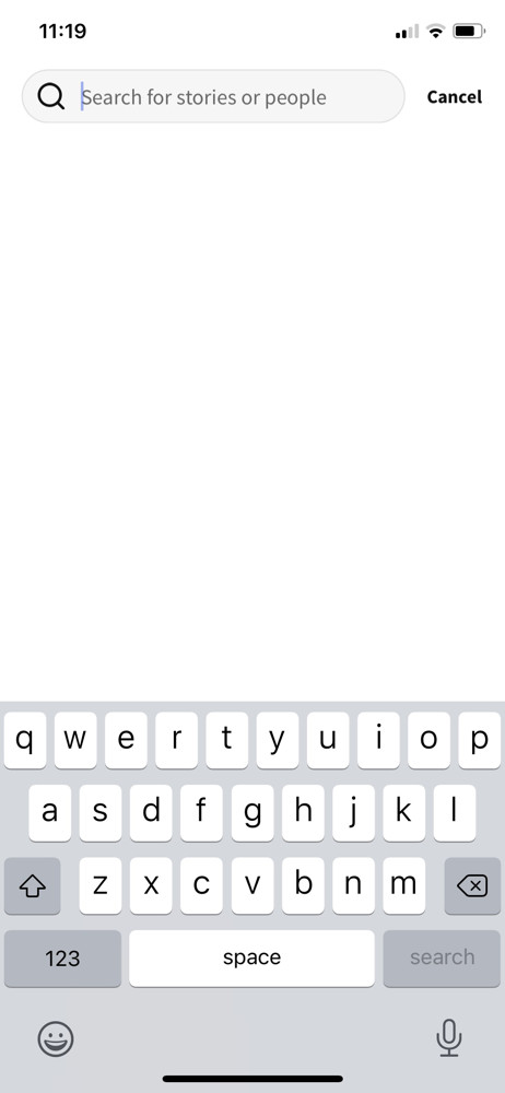Wattpad Search screenshot