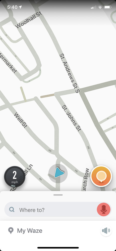 Waze Map screenshot